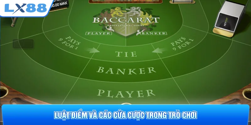 Luật điểm và các cửa cược trong trò chơi